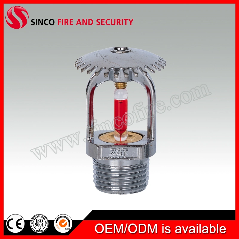 Zstdy DN15 5mm Bulb Brass Chrome Plated Concealed Fire Sprinkler