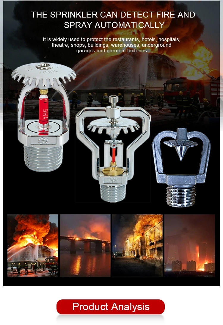 Brand Fire Sprinkler Manufacturer Concealed Powerful Small Fire Sprinkler